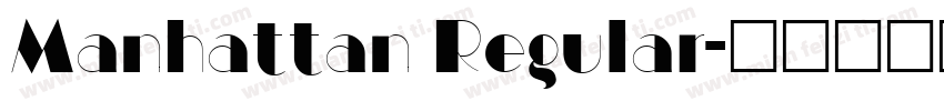 Manhattan Regular字体转换